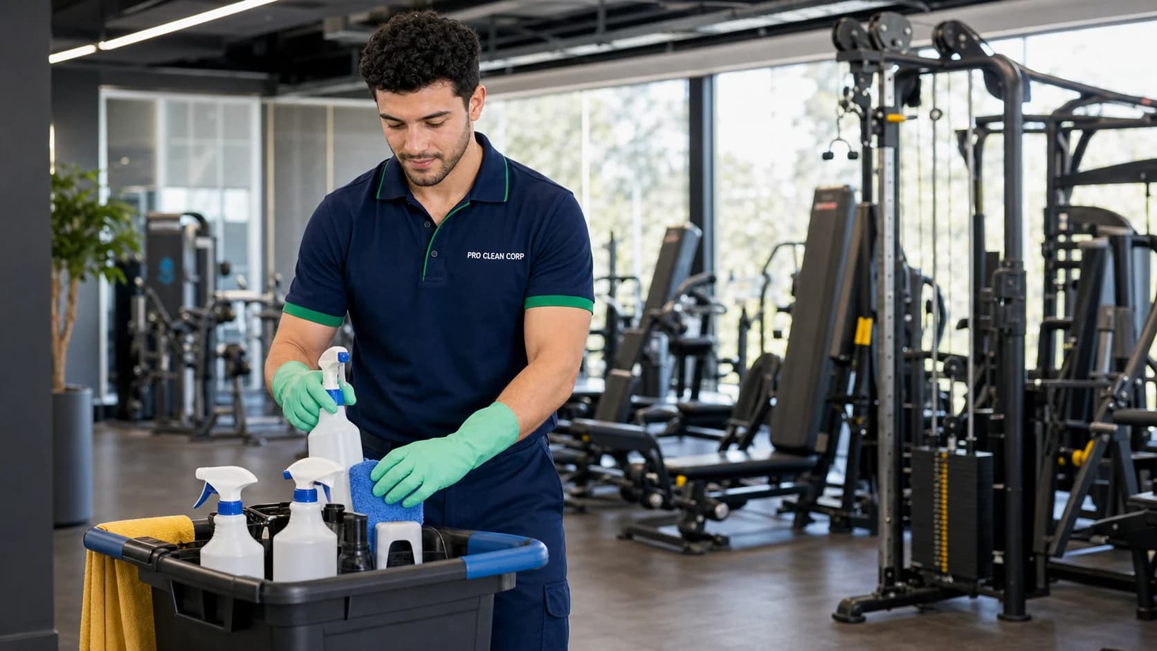 Gym Cleaning Overview Newington