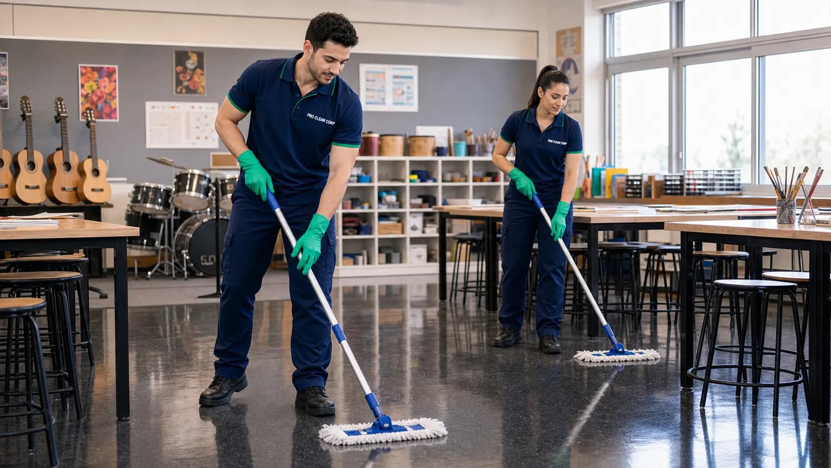 School Cleaning specific areas covered