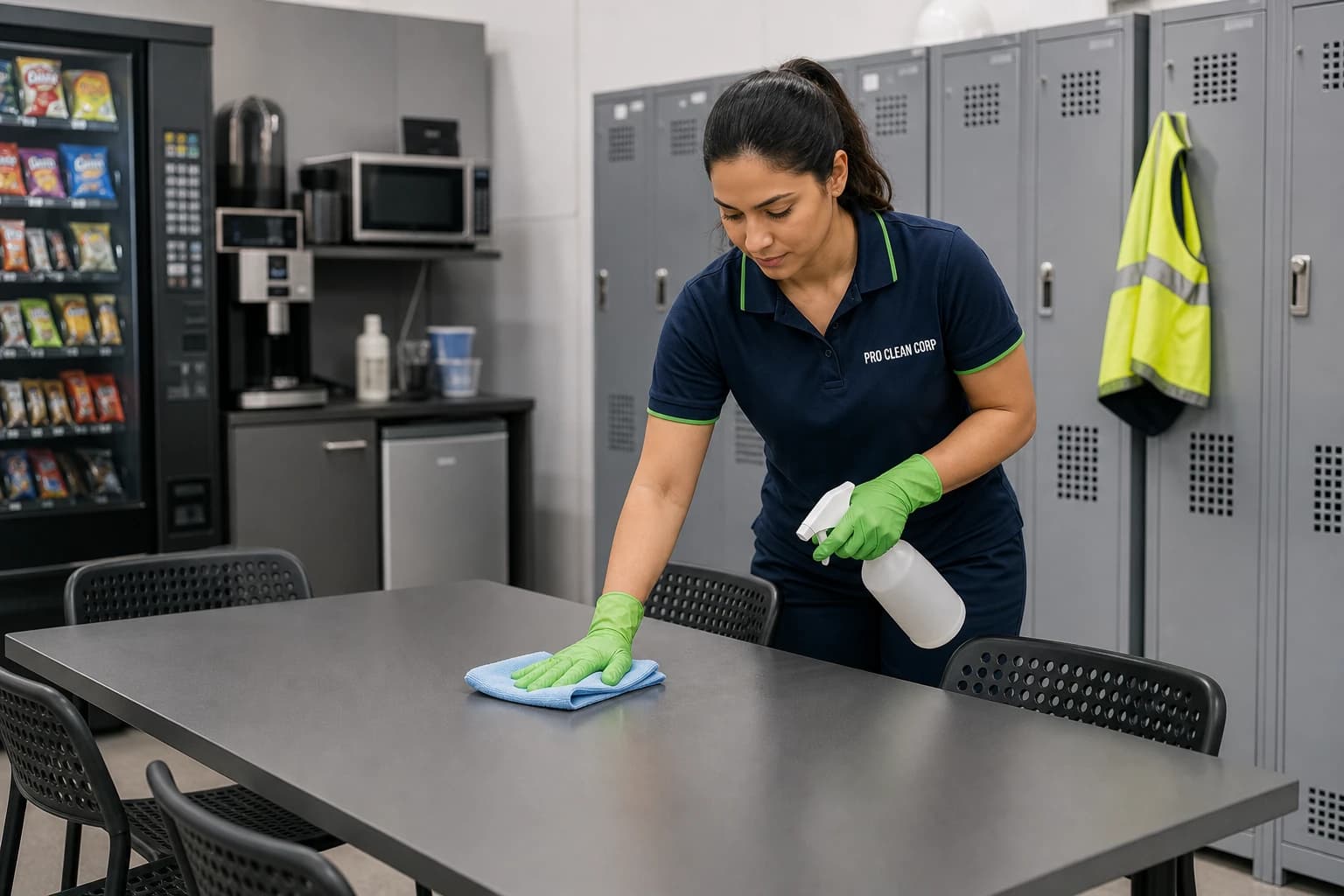 Our Cleaning Process in Action